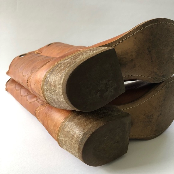 Vintage Texas Made In USA Cowboy Embroidered Boots - Picture 6 of 13